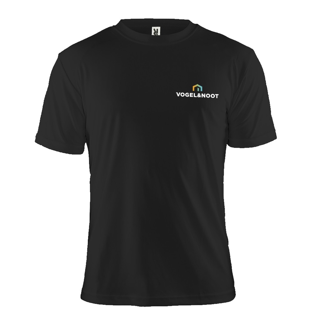 Vogel & Noot T-Shirt schwarz mit Vogel & Noot Druck