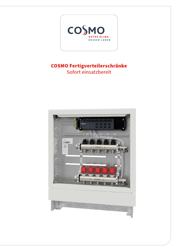 Prospekt COSMO FERTIGVERTEILERSCHRÄNKE