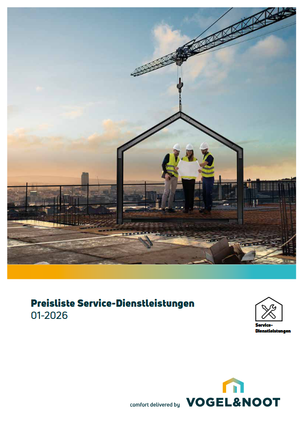 VOGEL&NOOT Preisliste Service Dienstleistungen